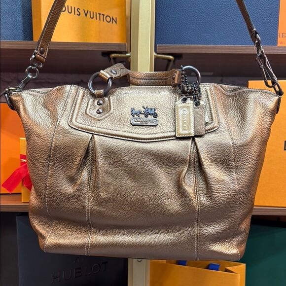 Coach Brown/Copper Shoulder Bag - Picture 1 of 9